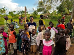 villagers in Uganda